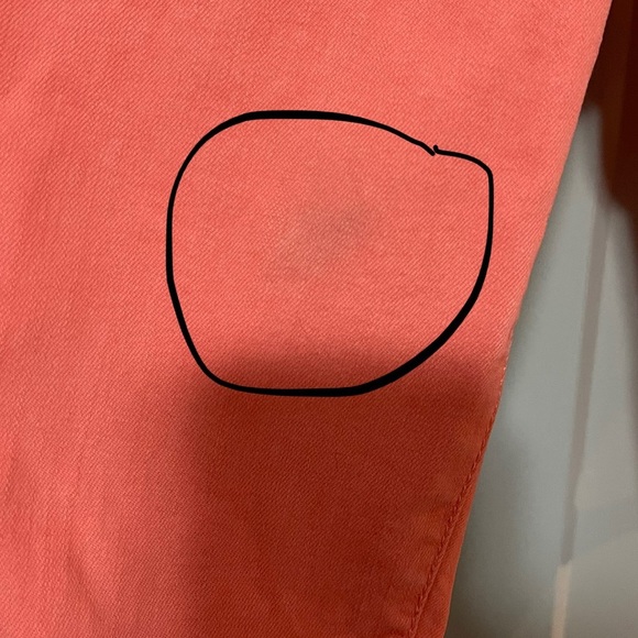 Else - coral jeans - size 27 - GUC - Picture 4 of 5